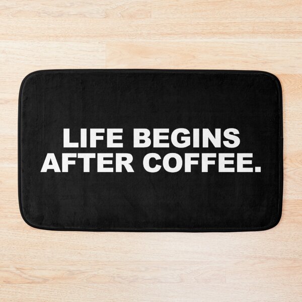 Item preview, Life Begins After Coffee designed and sold by CurlyDude.