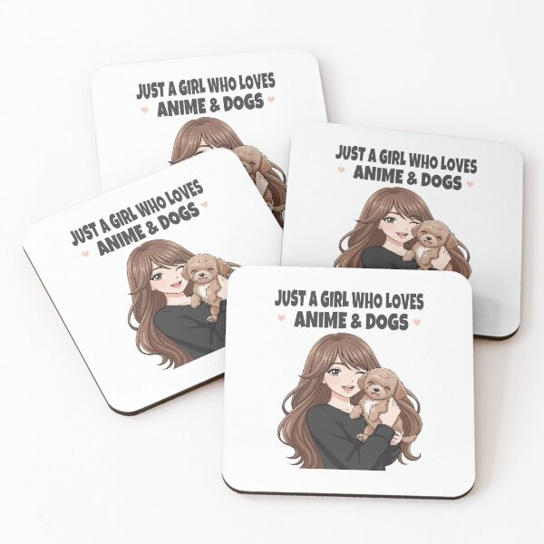 Item preview, Just a Girl Who Loves Anime & Dogs | Teacup Poodle Lovers designed and sold by The Real Life Symphony.