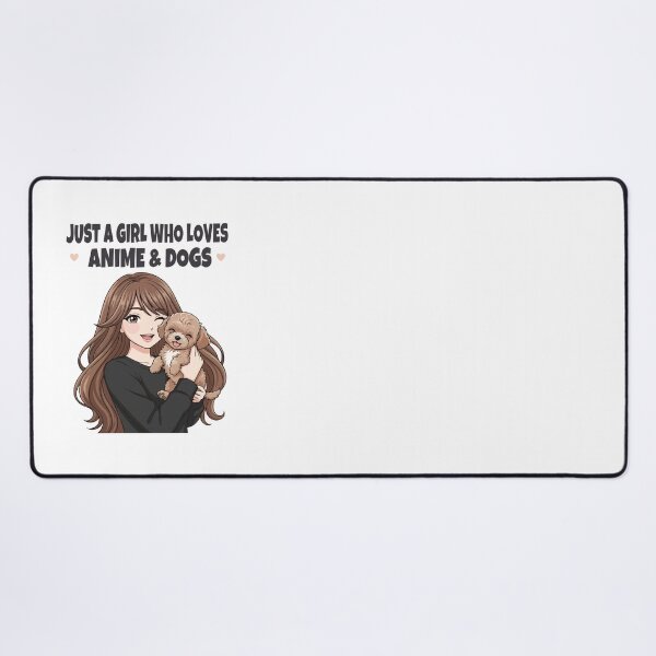 Item preview, Just a Girl Who Loves Anime & Dogs | Teacup Poodle Lovers designed and sold by The Real Life Symphony.