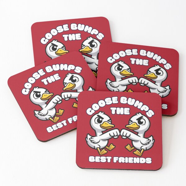 Item preview, Funny Goose Best Friends Design – Goose Bumps Fist Bump Art designed and sold by TheRamesCo.