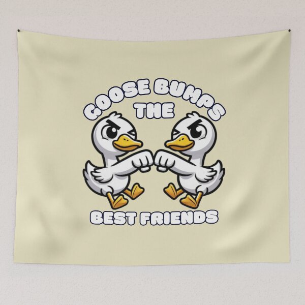 Item preview, Funny Goose Best Friends Design – Goose Bumps Fist Bump Art designed and sold by TheRamesCo.