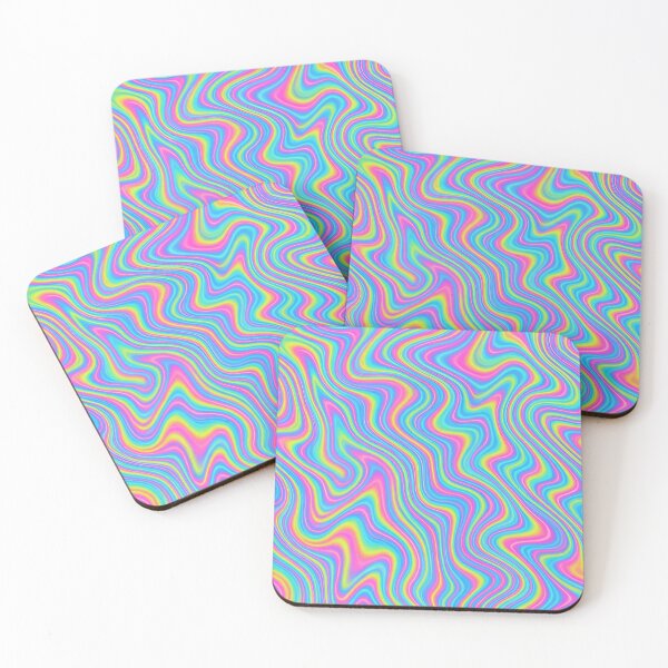 Item preview, Holographic Rainbow Swirl Illusion Pattern designed and sold by weirdfishes123.