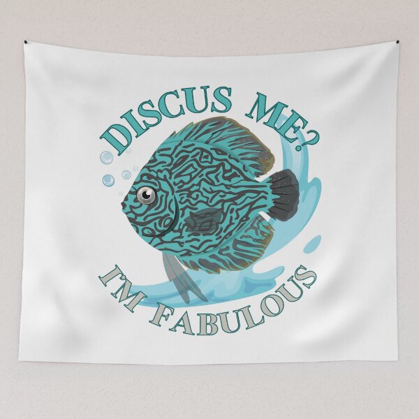 Item preview, Discus Me? I’m Fabulous – Funny Discus Fish Design designed and sold by RUNO LAB.