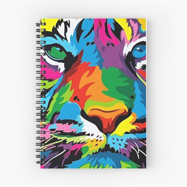 Item preview, Multi-colored Tiger designed and sold by JMC-Art74.