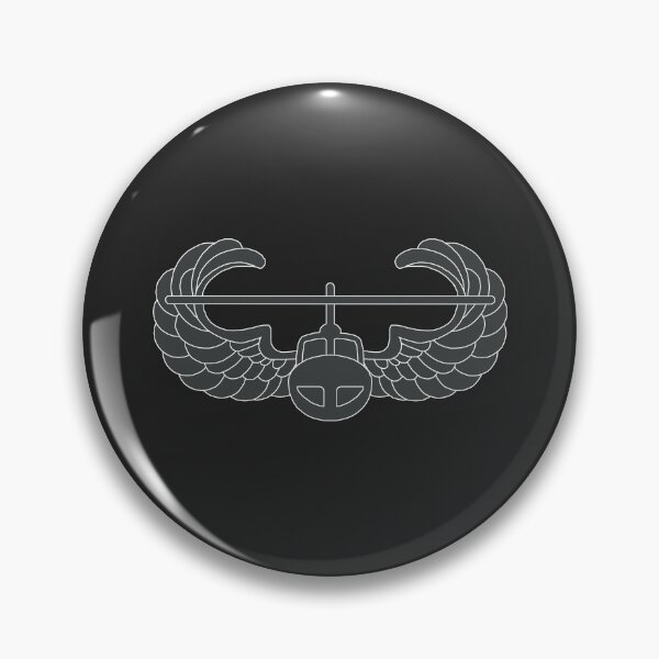 Artikelvorschau, Armee - Abzeichen - Luftangriff - Schwarz ohne Text X 300 entworfen und verkauft von Military Insignia Products.
