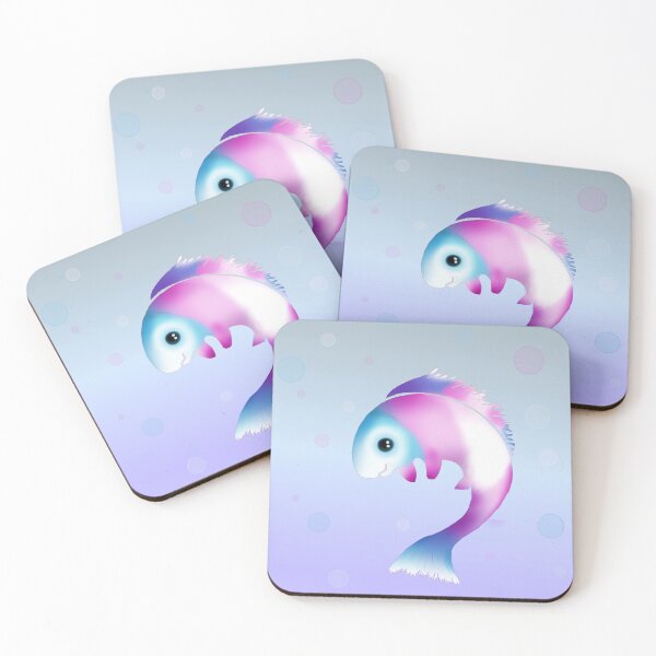Item preview, Trans Flag Fish designed and sold by GreenNBlue.