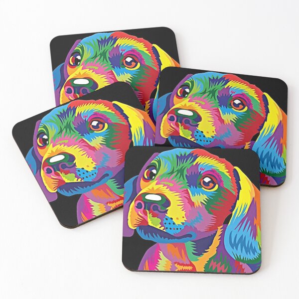 Item preview, multi-colored dog designed and sold by JMC-Art74.