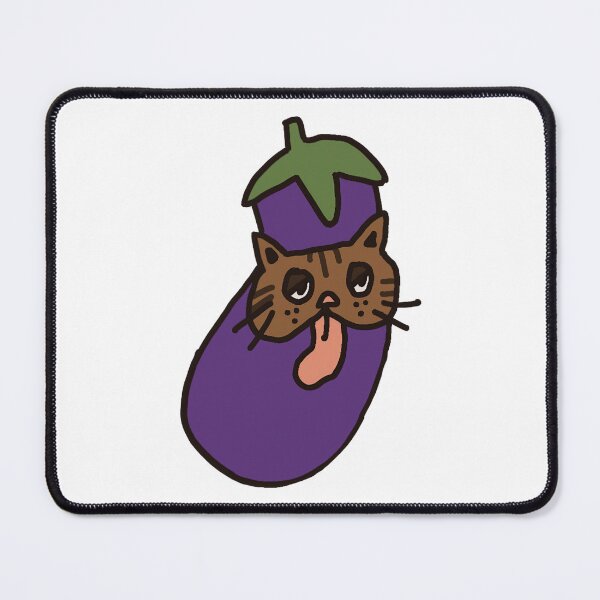 Item preview, Eggplant Cat HEAD designed and sold by mikamultimedia.