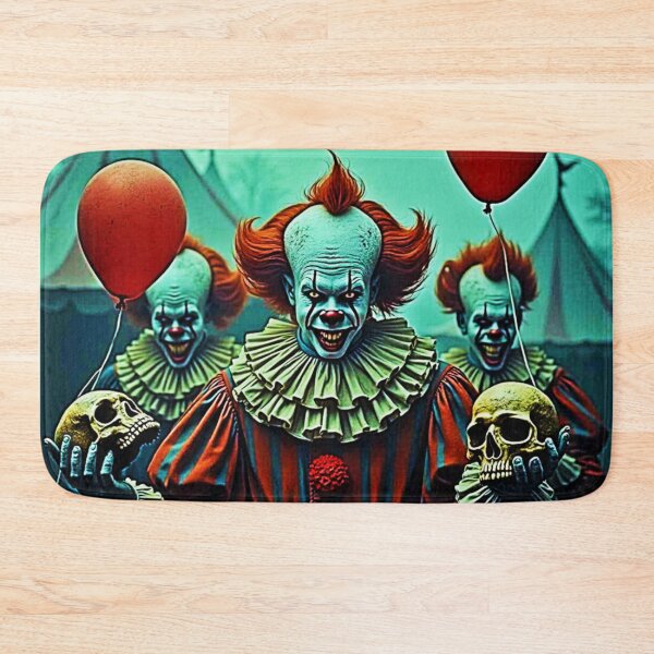 Item preview, Creepy Clown Horror Scene Design designed and sold by Health And Fitness Posts e-Store.