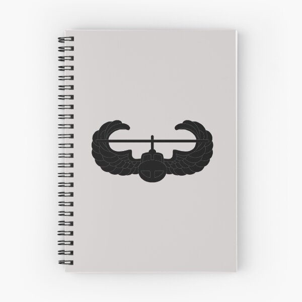Aperçu de l'œuvre Armée - Insigne - Assaut aérien - Noir - Métal sans texte X 300 créée et vendue par Military Insignia Products.