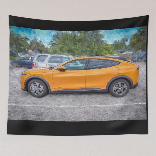 Item preview, 2024 Cyber Orange Ford Mustang Mach E Crossover X129 designed and sold by RichFrancoCars.