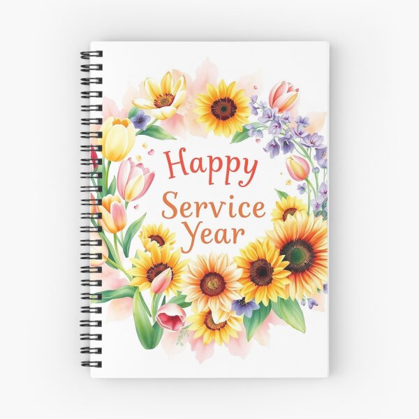 Item preview, Happy Service Year Sunflower Bouquet  designed and sold by IvaRenee.