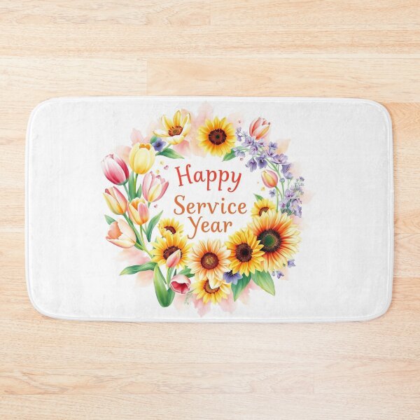 Item preview, Happy Service Year Sunflower Bouquet  designed and sold by IvaRenee.