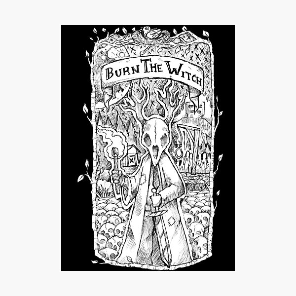 Item preview, Burn the Witch sketch  designed and sold by bangart.