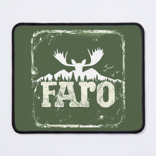 Item preview, Faro Yukon Moose Forest, Rustic Faro YK Nature, Yukon Territory Wildlife Art designed and sold by meganohm.
