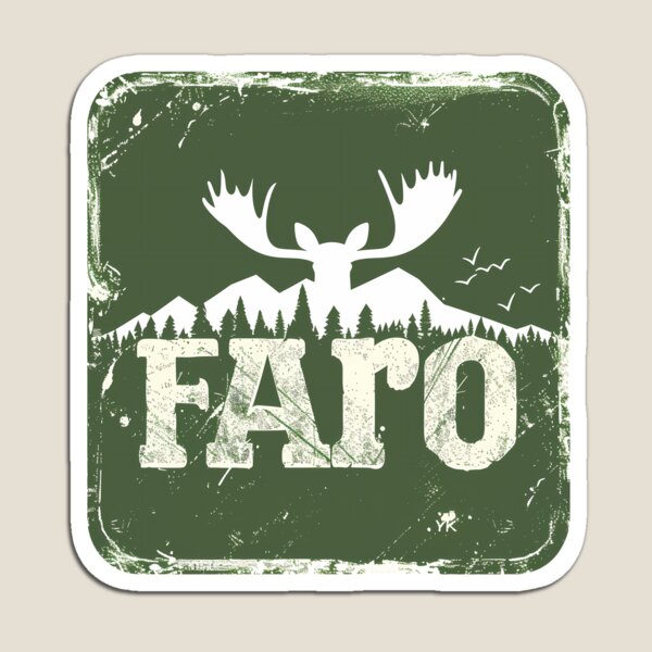 Item preview, Faro Yukon Moose Forest, Rustic Faro YK Nature, Yukon Territory Wildlife Art designed and sold by meganohm.