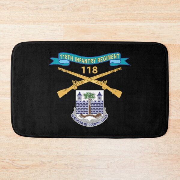 Item preview, Army - 118th Infantry Regiment w Ribbon - Br - DUI X 300 designed and sold by Military Insignia Products.