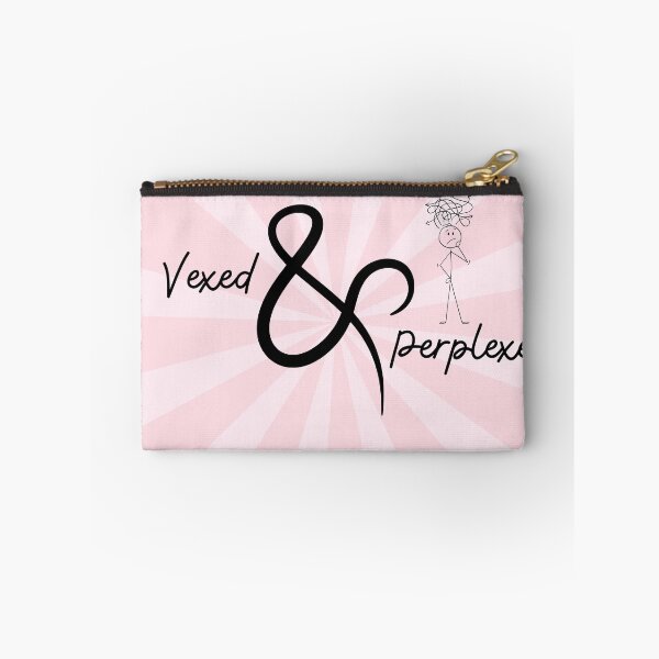 Item preview, Vexed & Perplexed – Funny Typography Stick Figure Design designed and sold by ChrisArnold.