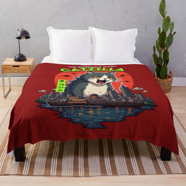 Item preview, Catzilla – Funny Giant Cat Godzilla Parody Design designed and sold by TheRamesCo.
