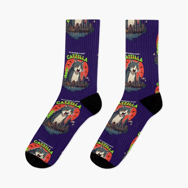 Item preview, Catzilla – Funny Giant Cat Godzilla Parody Design designed and sold by TheRamesCo.