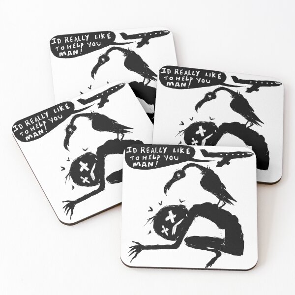 Item preview, Vulture - Optimistic - Illustrated lyrics  designed and sold by bangart.