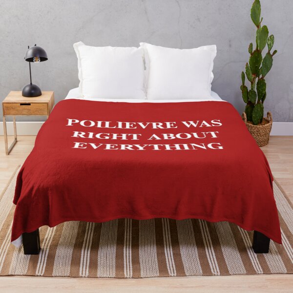 Item preview, Poilievre Was Right About Everything (white logo) designed and sold by KomarDesigns.
