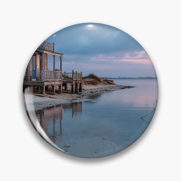 Item preview, Cape Cod Coastal Cottage at Dusk designed and sold by daila70.