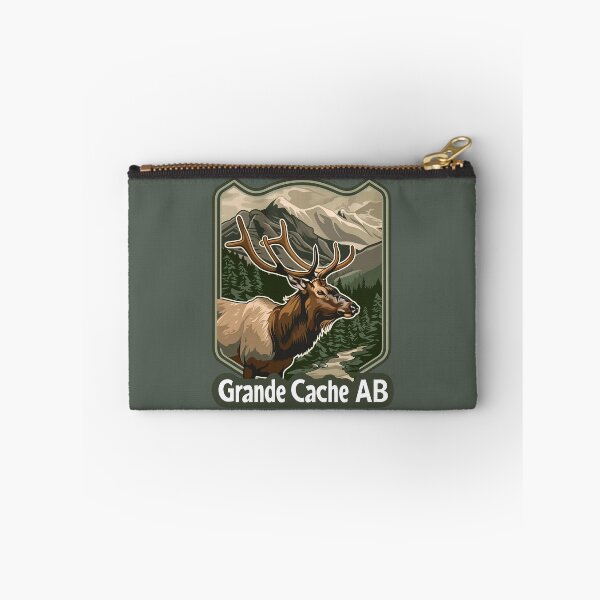 Item preview, Grande Cache Alberta Elk Badge, Grande Cache AB Wildlife, Canadian Rockies Nature designed and sold by meganohm.
