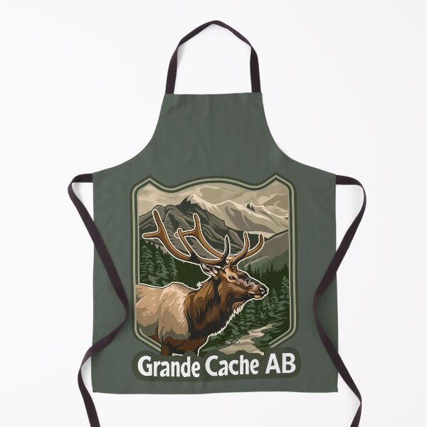 Item preview, Grande Cache Alberta Elk Badge, Grande Cache AB Wildlife, Canadian Rockies Nature designed and sold by meganohm.