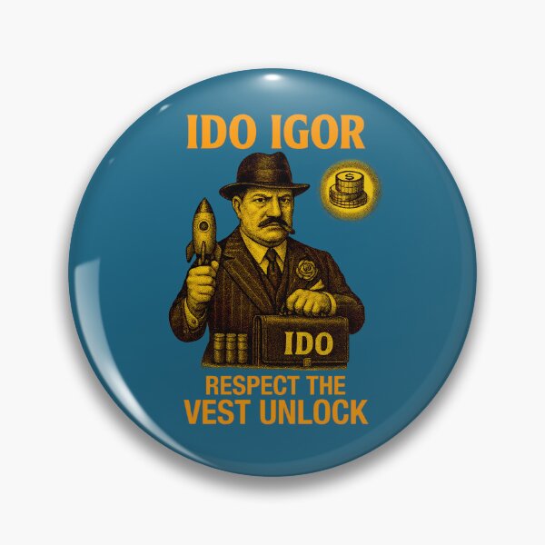 Item preview, "IDO Igor – Respect the Vest Unlock" | Crypto Launch Boss Design designed and sold by BitCrop.