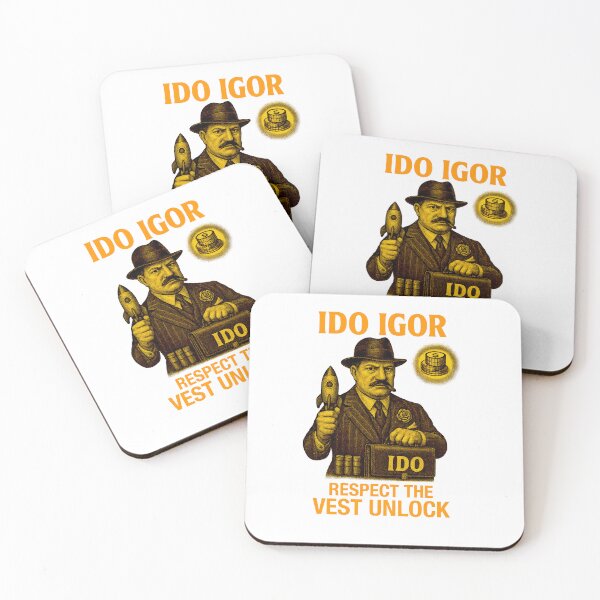 Item preview, "IDO Igor – Respect the Vest Unlock" | Crypto Launch Boss Design designed and sold by BitCrop.