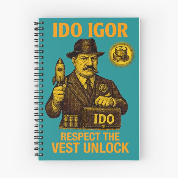 Item preview, "IDO Igor – Respect the Vest Unlock" | Crypto Launch Boss Design designed and sold by BitCrop.