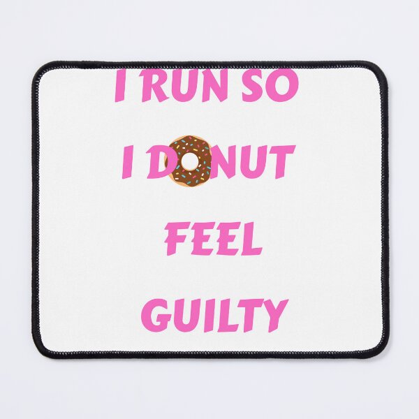 Item preview, I Run So I Donut Feel Guilty | Funny Running Donut Shirt designed and sold by GiggleDesign.