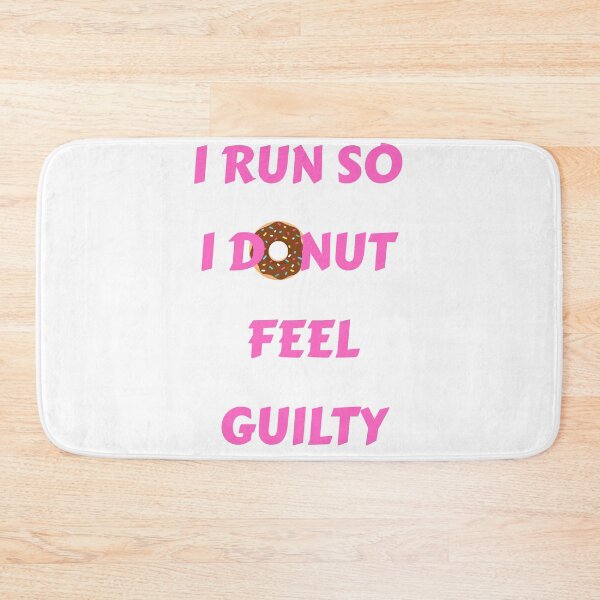 Item preview, I Run So I Donut Feel Guilty | Funny Running Donut Shirt designed and sold by GiggleDesign.