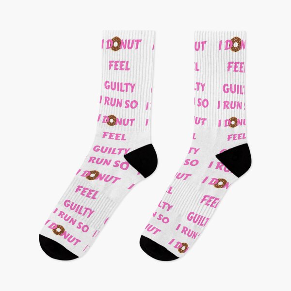 Item preview, I Run So I Donut Feel Guilty | Funny Running Donut Shirt designed and sold by GiggleDesign.