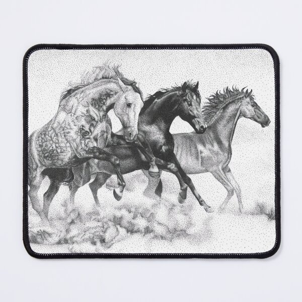 Item preview, Mustangs designed and sold by Cora Worthington Art.