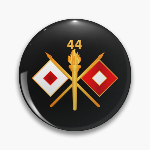 Item preview, Army - 44th Signal Batalion w Unit Number - Branch wo Txt designed and sold by Military Insignia Products.
