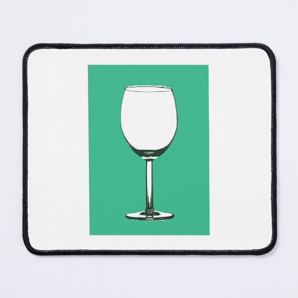 Item preview, Empty Wine Glass on Green designed and sold by Type, Wine, etc..