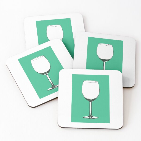 Item preview, Empty Wine Glass on Green designed and sold by Type, Wine, etc..