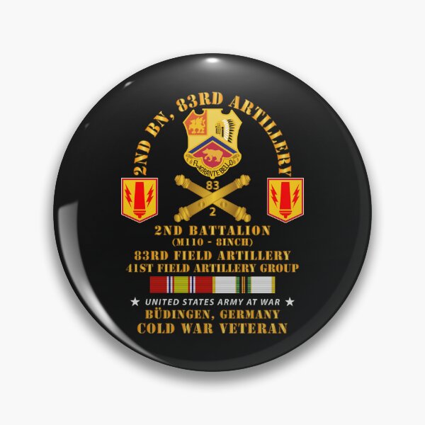Item preview, Army - 2nd Bn 83rd Artillery - 41st FA Gp - Budingen Germany w COLD SVC designed and sold by Military Insignia Products.