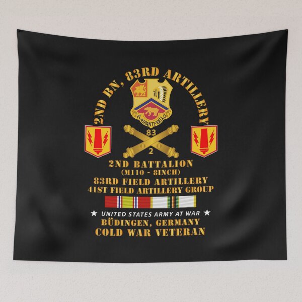 Item preview, Army - 2nd Bn 83rd Artillery - 41st FA Gp - Budingen Germany w COLD SVC designed and sold by Military Insignia Products.