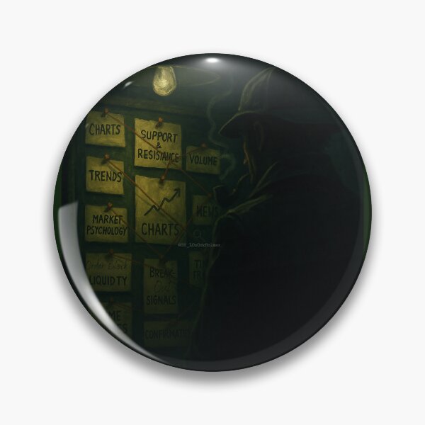 Item preview, Trading Detective at Work – S.H. Lock Market Mystery Illustration designed and sold by Jennah.