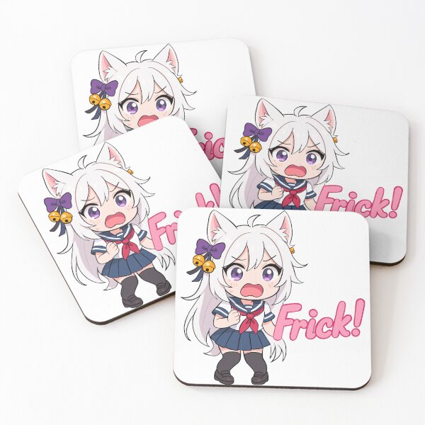 Item preview, Filian Fullbody Chibi Design Sticker "Frick!" designed and sold by Fresh Oshi Pressed.
