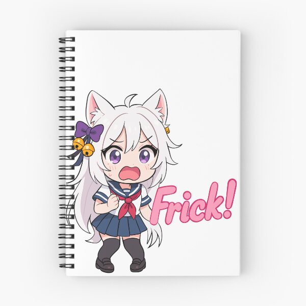 Item preview, Filian Fullbody Chibi Design Sticker "Frick!" designed and sold by Fresh Oshi Pressed.