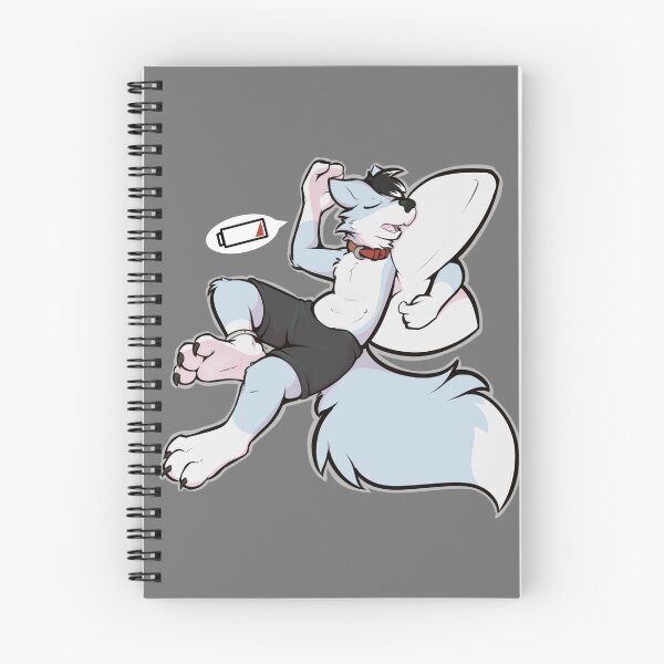 Item preview, Cute Sleeping Wolf Dog Furry  designed and sold by StudioScotty.