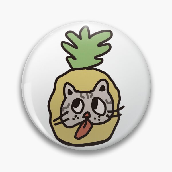 Item preview, Pineapple Cat HEAD designed and sold by mikamultimedia.