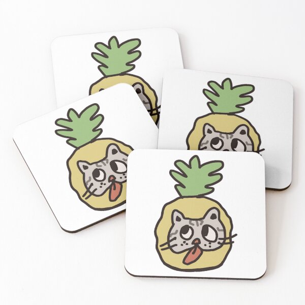 Item preview, Pineapple Cat HEAD designed and sold by mikamultimedia.