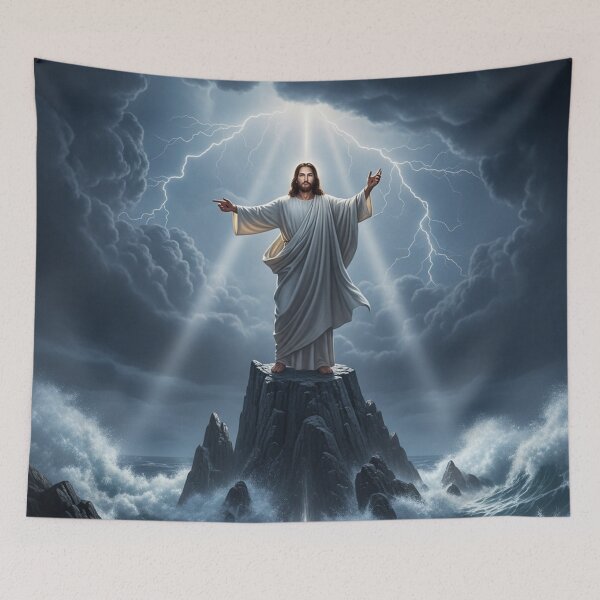 Item preview, Jesus in the ocean designed and sold by JesusClub.