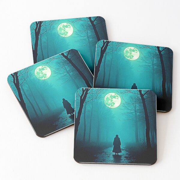 Item preview, Spooky Full Moon Night Design designed and sold by Health And Fitness Posts e-Store.