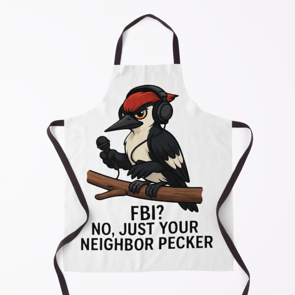 Item preview, Funny Woodpecker Meme – FBI? No, Just Your Neighbor Pecker designed and sold by OxiSkor.